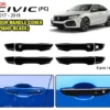 1852ec88e96438a918a186c772c2c22c.webp Honda Civic FC 2017 2021 Key Less Model Car Door Handle Cover Glossy Black 8pcs 4Door With 3M Tape