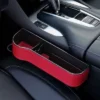 Portable Car Seat Seam Gap Wedge Cup Holder Drink Bottle Stand Storage Organizer PU Leather Water Side Keeper