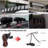 Car 12V 40A Sportlight Wiring Kit Harness Kit Strobe with On Off Switch Relay Fog Lamp Wire Kit  relay Spot Light