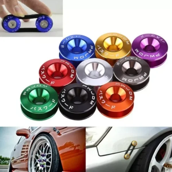 Bumper WASHER Quick Release Fastener JDM AXIA ALZA bodykit skirt diffuser accessories clip bonnet bolts nut gasket