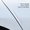 Universal Car Anti Collision Strip Door Edge Guard Trim Molding Crash Scratch Protector Transparent 4 Pcs