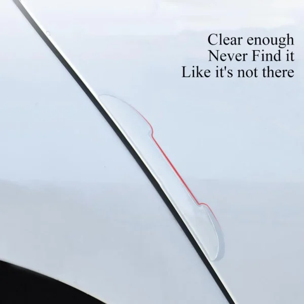Universal Car Anti Collision Strip Door Edge Guard Trim Molding Crash Scratch Protector Transparent 4 Pcs