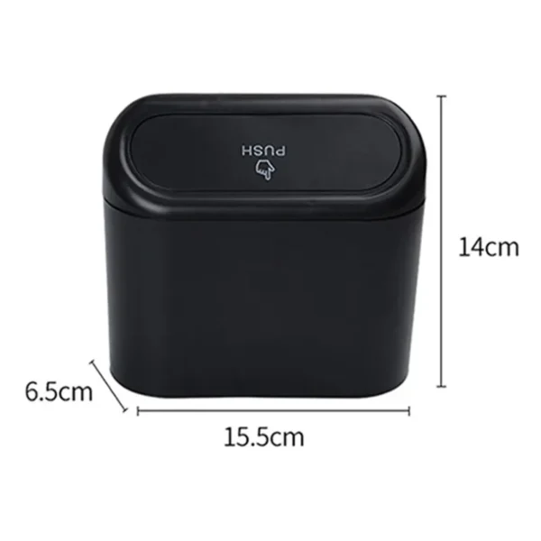 Ready StockCar Dustbin Can Garbage Universal Trash Bin Portable Organizer Holder Hanging Mini Wastebasket Bin Office Home Tools