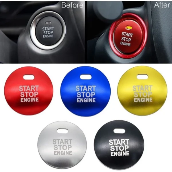 a428edd581f8578ada4c2c8ca5db0261.webp Car Engine Push Start Stop Engine Button Cover for Most car Perodua Proton Mazda Toyota