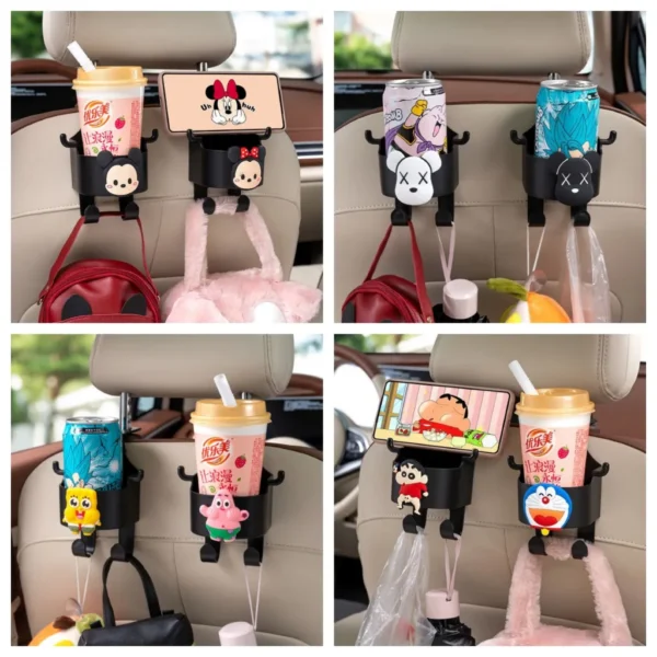 a4f0e65226094539f23ca9fdb20bfdc1.jpg_.webp Multifunctional Hook for Car Seat Headrest 3 in 1 Vehicle Backseat Drink Cup Holder Universal Car Storage Organizer Hooks for Purses and Bags Cute Phone Holder Handbag Clothes Key Umbrella
