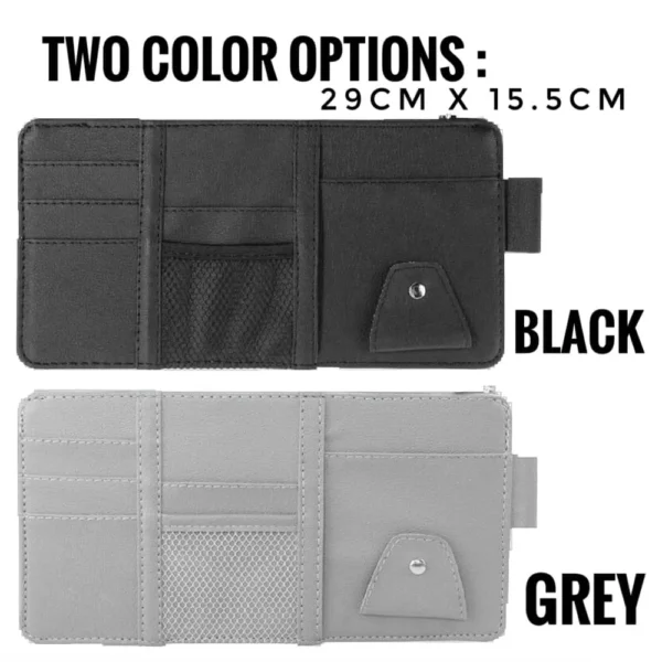 db9f48d528fbecb0f04428d8d48ca40f.jpg_.webp Car Sunvisor Organizer Sun Visor Organiser Storage Bag Sunvisor Card Sunglasses Holder Car Tissue Holder Car Pocket Bag Storage Box Holder Car Interior Accessories