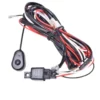 Car 12V 40A Sportlight Wiring Kit Harness Kit Strobe with On Off Switch Relay Fog Lamp Wire Kit  relay Spot Light