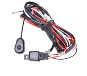 Car 12V 40A Sportlight Wiring Kit Harness Kit Strobe with On Off Switch Relay Fog Lamp Wire Kit  relay Spot Light