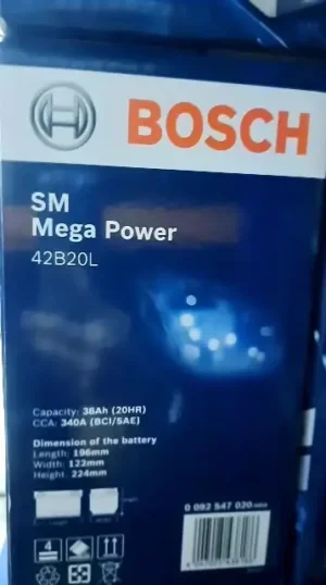 BOSCH NS40 NS40ZL 42B20L Car Battery  Available in Multiple Options
