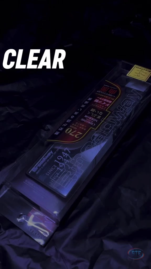 my-11110105-6kh4h-mb7ng2j19zijc1_cover.webp NAPOLEX BROADWAY Blue White Smoke Convex Flat 270mm 300mm Wide Car Rear View Mirror Clip Interior Universal BW147BW746