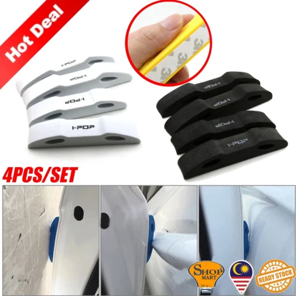 sg-11134201-22100-wtmcc5g1reivbd.webp 4pcs Car Door Edge Guard Protector IPOP EVA Sponge Foam Anti Scratch Cover