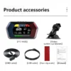sg-11134201-7rdvm-ly1pzxegmp3z8c@resize_w900_nl OTP-P17 Car HUD OBD OBD2 Meter Digital Projector head-up Monitor Auto GPS Turbo digital speedometer Gauge On-board