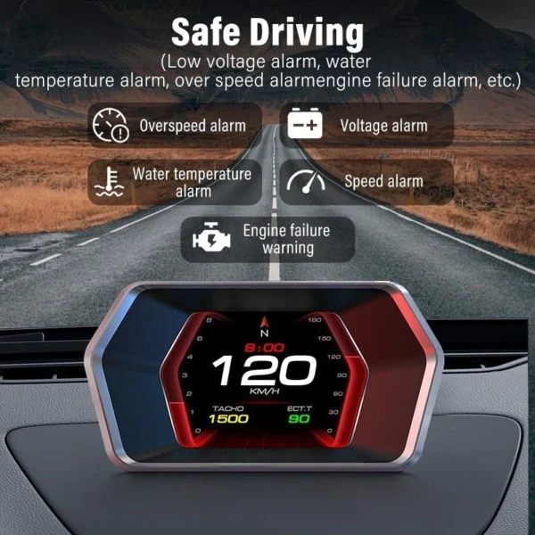 sg-11134201-7rdw6-ly1pzvpf6u1ra5@resize_w900_nl OTP-P17 Car HUD OBD OBD2 Meter Digital Projector head-up Monitor Auto GPS Turbo digital speedometer Gauge On-board