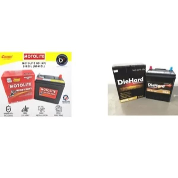 38B20L NS40ZL Motolite Heavy Duty MF Car Battery